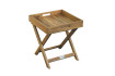 AKS Butler Tabletttisch Akazienholz natur 40x40x52 cm