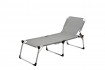 AKS Capri Sonnenliege grau schwarz