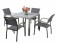 AKS Sardinien Dininggruppe Aluminium hellgrau