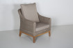 AKS Key West Diningsessel Polyrattan Teakholz nature willow