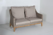 AKS Key West Diningsofa Polyrattan/Kunstoffgeflecht nature willow