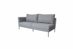 AKS Ottawa Loungesofa Aluminium dunkelgrau