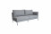 AKS Ottawa Loungesofa Aluminium dunkelgrau