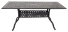 AKS Sheffield Diningtisch Aluminiumguss bronze 170x95x73 cm