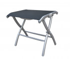 AKS Luna Klapphocker Aluminium Textilen silber 47x40x42 cm