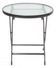 AKS Dakar Beistelltisch Aluminium dunkelgrau 70 cm