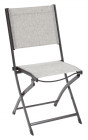 AKS Dakar Klappstuhl Aluminium dunkelgrau 54,5x45x91 cm