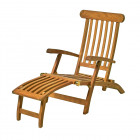 AKS Rentford Deckchair Teakholz natur 166x60x96 cm