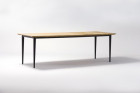 AKS Laval Diningtisch Teakholz Aluminium natur 240x90x75 cm