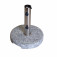 AKS Schirmständer 25 kg Granit grau 45x36 cm