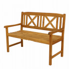 AKS Cannes Sitzbank Akazienholz natur 120x65x91 cm