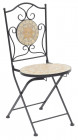 AKS Catania Klappstuhl Eisen (Streckmetall) braun 36x91 cm