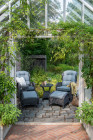 AKS Jackson/Rio Loungegruppe Polyrattan/Kunstoffgeflecht darkgrey