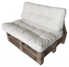 AKS Palettenkissen Olefin beige 40+80x120 cm
