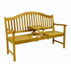 AKS Monza Sitzbank Akazienholz natur 150x63x104 cm