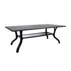 AKS Sheffield Diningtisch Aluminiumguss bronze, 211,5x111 cm