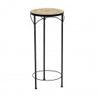 AKS Catania Blumenhocker Eisen (Streckmetall) braun 30x70 cm