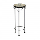AKS Catania Blumenhocker Eisen (Streckmetall) schwarz 20x50 cm