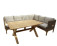 AKS Darwin Dininggruppe Polyrattan Kunstoffgeflecht nature pine, ohne Tisch