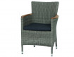 AKS Montreal Diningsessel Polyrattan Kunstoffgeflecht Aluminium duck grey