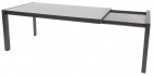 AKS Union Ausziehtisch Aluminium HPL Tischplatte dunkelgrau 174-240x100 cm
