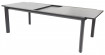 AKS Seattle Ausziehtisch Aluminium HPL dunkelgrau 220-340x106x75,5 cm