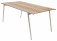 AKS Lucca Diningtisch Edelstahl HPL Tischplatte natur 180x89x74 cm