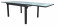 AKS Giga Cantus Ausziehtisch Aluminium charcoal Glasplatte weiß 135-270x105x75cm