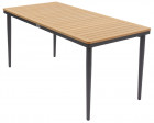AKS Padua Kaffeetisch Kunstholz (Polywood) Aluminium schwarz 140x69x66 cm