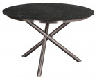 AKS Ballina Diningtisch Edelstahl patina rock
