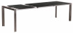 AKS Ballina Ausziehtisch Edelstahl HPL Tischplatte patina rock 180-240x90cm