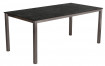 AKS Ballina Diningtisch Edelstahl HPL Tischplatte patina rock 130x90x75 cm