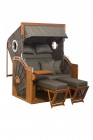 AKS Stralsund XL Strandkorb Polyrattan/Kunstoffgeflecht sand