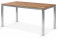 AKS Oxley Diningtisch recyceltes Teakholz Edelstahl natur 180x96x76 cm