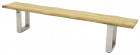 AKS Pizarro Sitzbank recyceltes Teakholz natur 220x40x45 cm