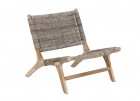 AKS Benton Loungestuhl Polyrattan/Kunstoffgeflecht natur