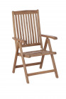 AKS Java Klappsessel Teakholz natur 73x59x104 cm