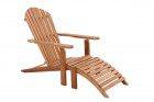 AKS Vancouver Deckchair Teakholz natur 98x66x158 cm
