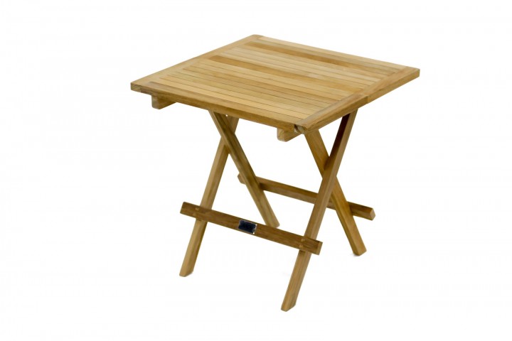 AKS Klapptisch_50x50x50 cm_Teak natur AKS Klapptisch_50x50x50 cm_Teak natur