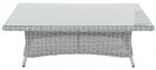 AKS Goldfield Diningtisch Polyrattan Aluminium pear blue 220x110x77 cm