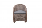 AKS Mariel Loungesessel Polyrattan Kunstoffgeflecht braun