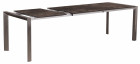 AKS Ballina Ausziehtisch Edelstahl HPL Tischplatte moon rock 180-240x90 cm