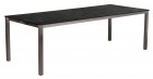 AKS Ballina Tisch Edelstahl HPL Platte, grau, 240 cm