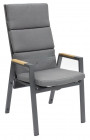 AKS Cordoba Diningsessel Move Aluminium schiefergrau
