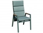 AKS Cordoba Diningsessel Move_matt graphit, schiefer-grau, Kissen jeans-gra