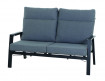 AKS Anchorage Loungesofa Aluminium anthrazit, Kissen salt&pepper