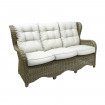 AKS Broadway Loungesofa Polyrattan Aluminium nature pine 184x90x108 cm