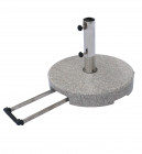 AKS Schirmständer Granit 40 kg, grau