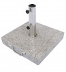 AKS Schirmständer Granit 40 kg eckig grau