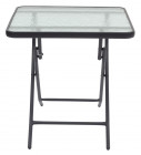 AKS Saturn Klapptisch Aluminium anthrazit 70x70x70 cm